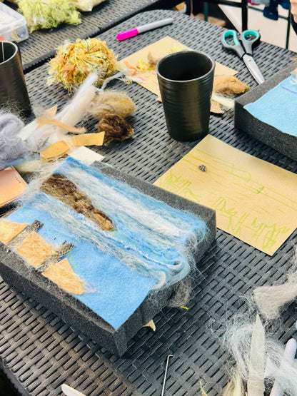 Needle Felt Seascape Workshop Saturday 31st May 2025