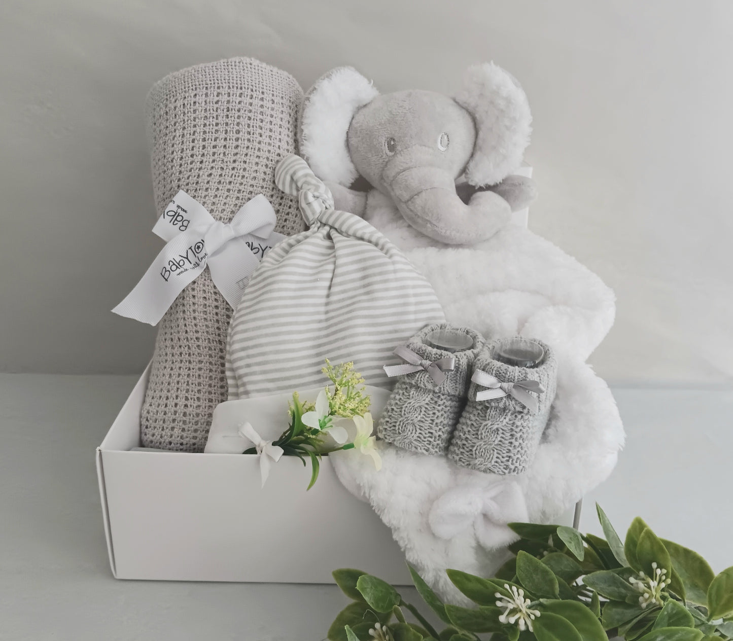 Baby Hamper - Grey Elephant