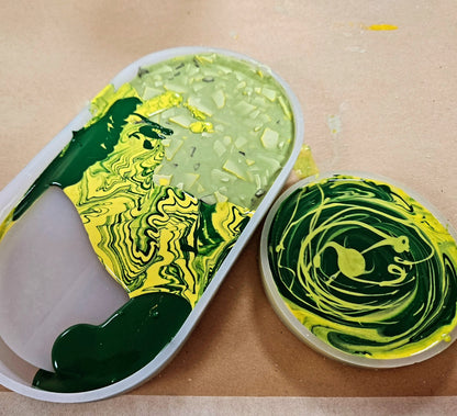 Make your own Oval Trinket Tray, Terrazzo Pot and Marbled Coaster Workshop Thursday 16th January