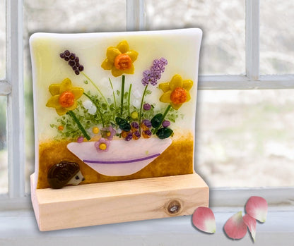 Fused Glass Spring Flowers Workshop Saturday, 15th March