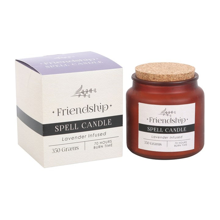 Friendship Candle: Lavender Friendship & Love Jar Candle – Manifest Connection & Harmony