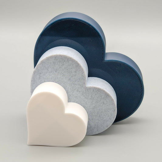 H01-Freestanding Heart Ornaments Home Decor Set of 3 Different Sizes Navy Blue White Pink Grey Stone Effect Black Lime Green Olive Green Orange Red_WEB_03