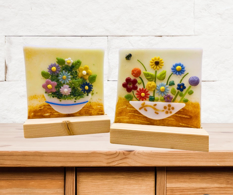 Fused Glass Spring Flowers Workshop Saturday 17th May