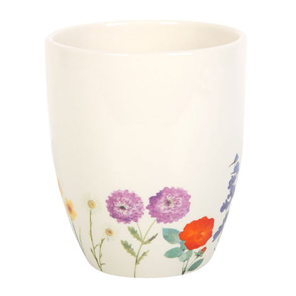 Plant Pot: Wildflower Bloom Ceramic Plant Pot – A Touch of Nature’s Beauty