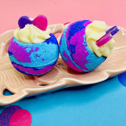 Rainbow Sorbet Bath Bomb with Cocoa Shea Butter